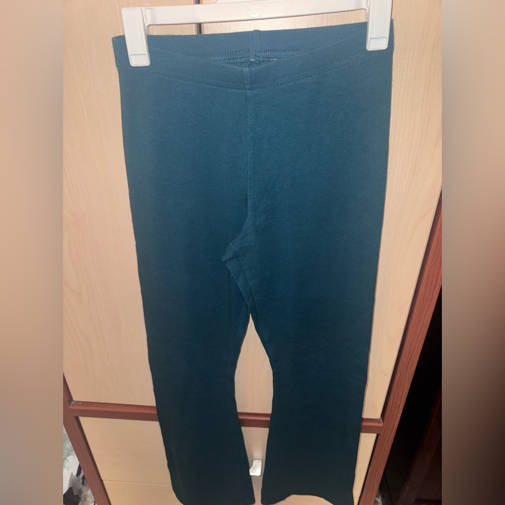 Old Navy Girls Teal Flare Leggings Size L 10/12 Pull On